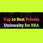 Top 10 Best Private University for BBA in Bangladesh 2022
