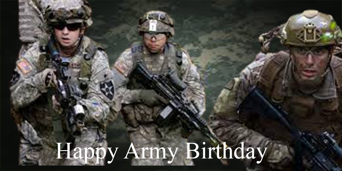 Happy Army Birthday 2022 Wallpaper, Images, Picture, Pic, Flag